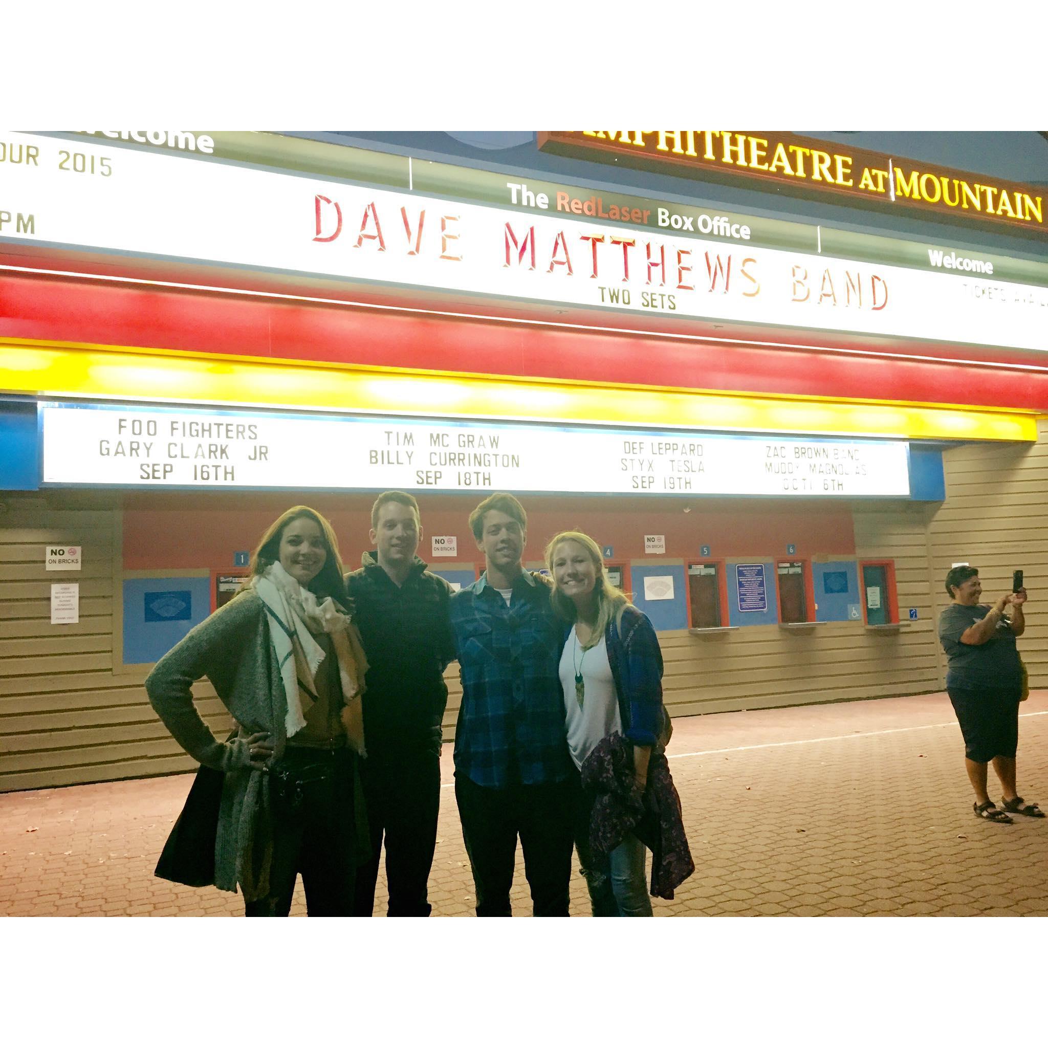 DMB @ Shoreline w/ The Myers'!