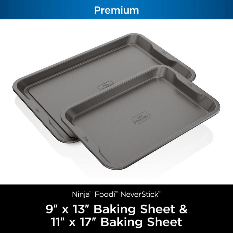 Ninja, Foodi NeverStick Premium 2-Piece Baking Sheet Set | Zola