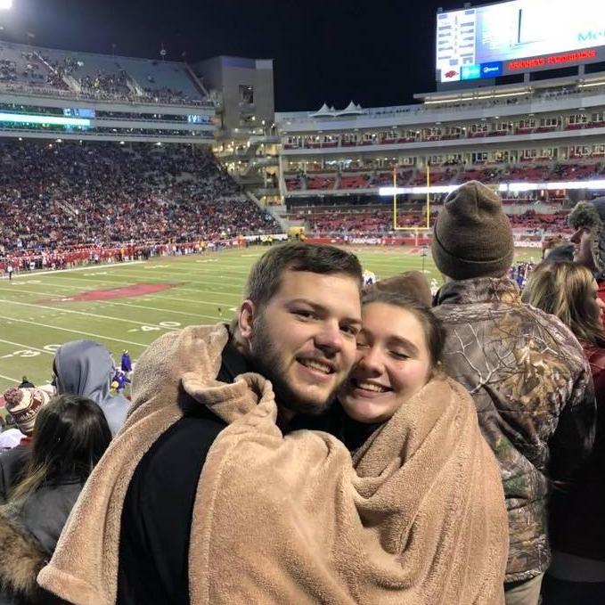 Our Last Razorback game as an UARK student