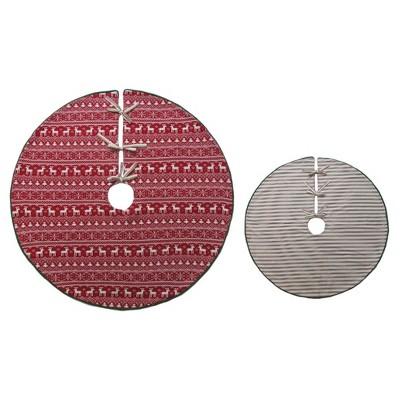 Fair Isle Reversible Christmas Tree Skirt - Wondershop™