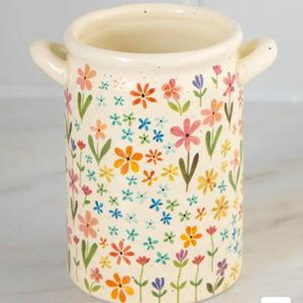 Utensil Crock - Daisies