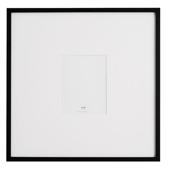 Wood Gallery Oversized Frame, 8 x 10 (25"x25" without mat), Black