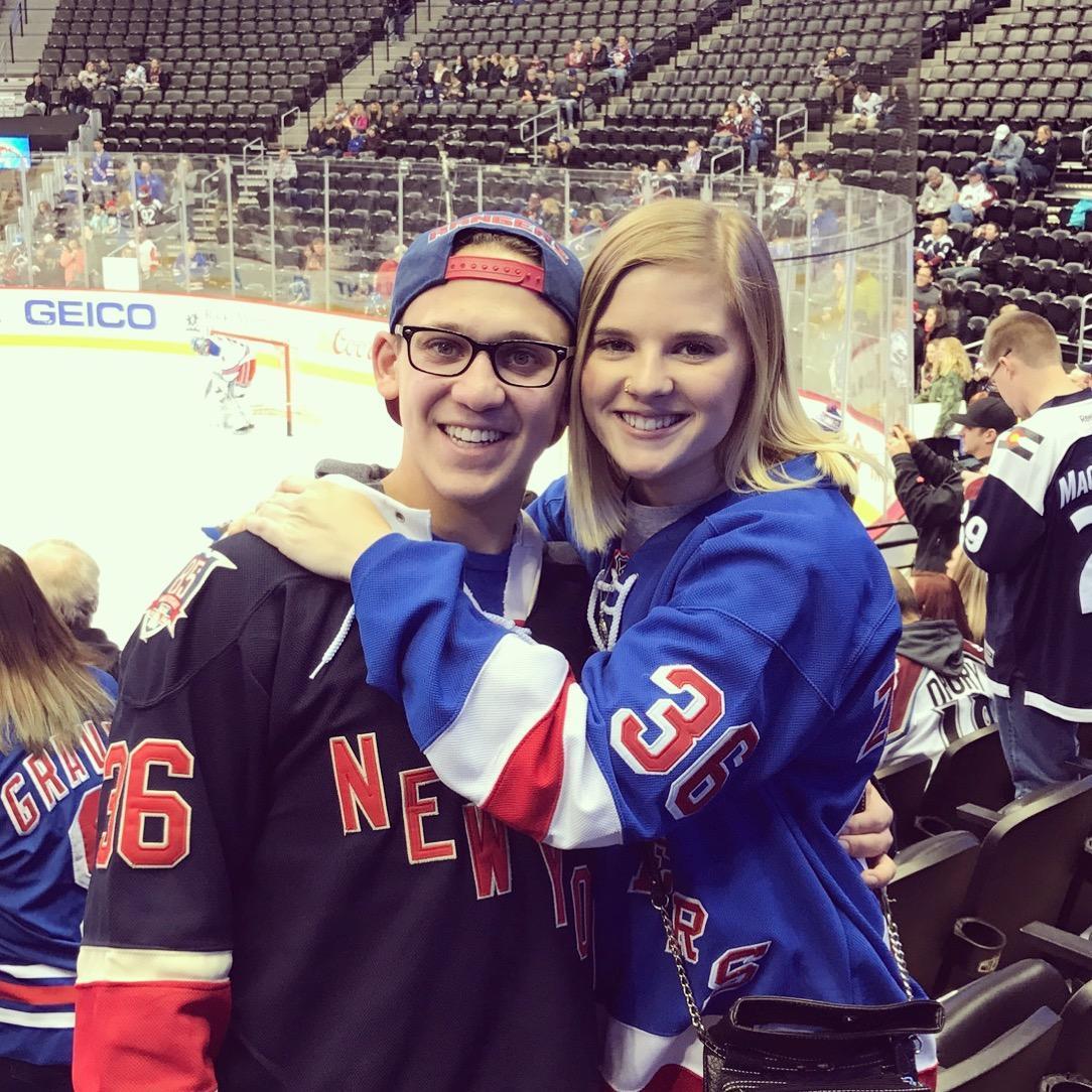Let's go Rangers! Our first game together