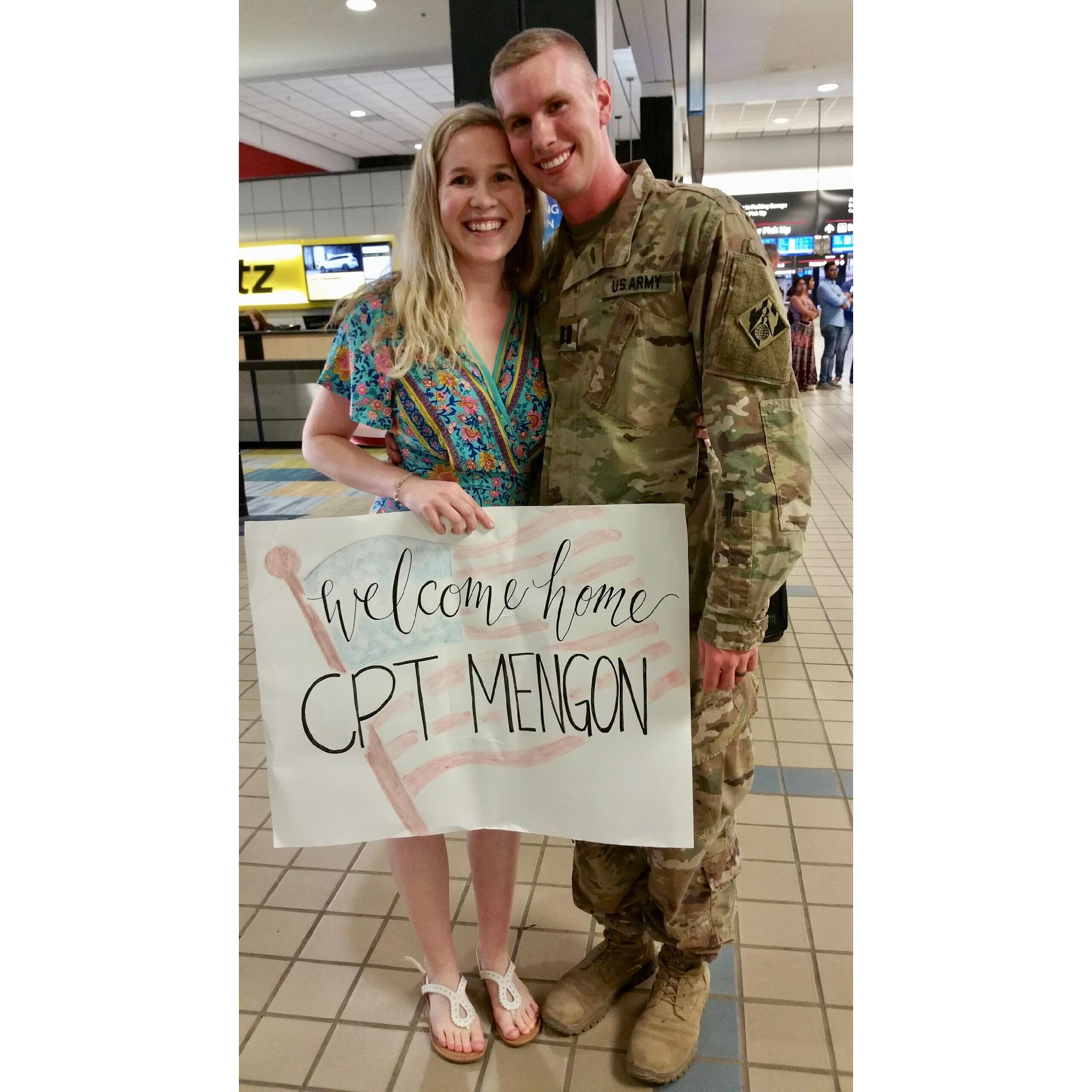 Home from deployment #1!