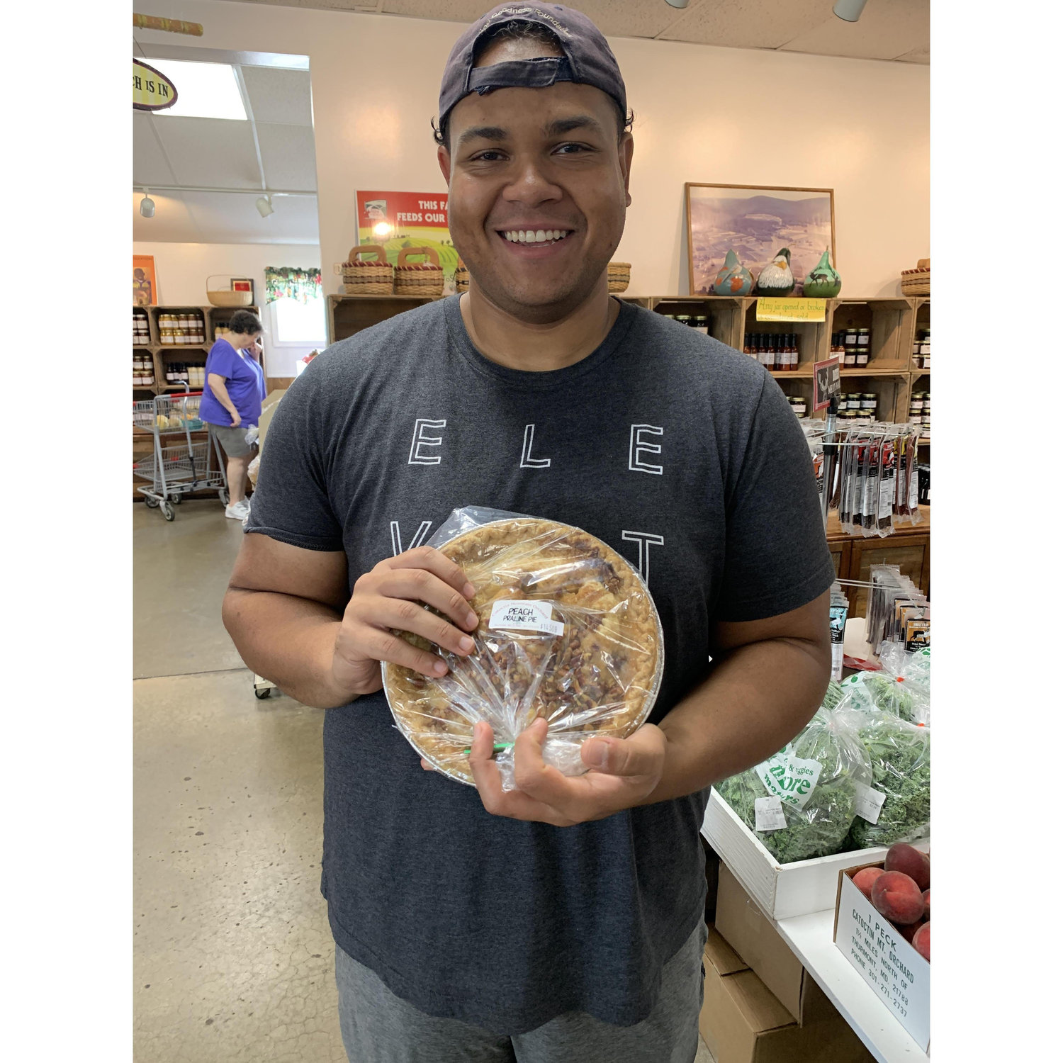 Emmitsburg, MD 2019. Big mistake letting Ryan pick the pie for family dinner. Never again