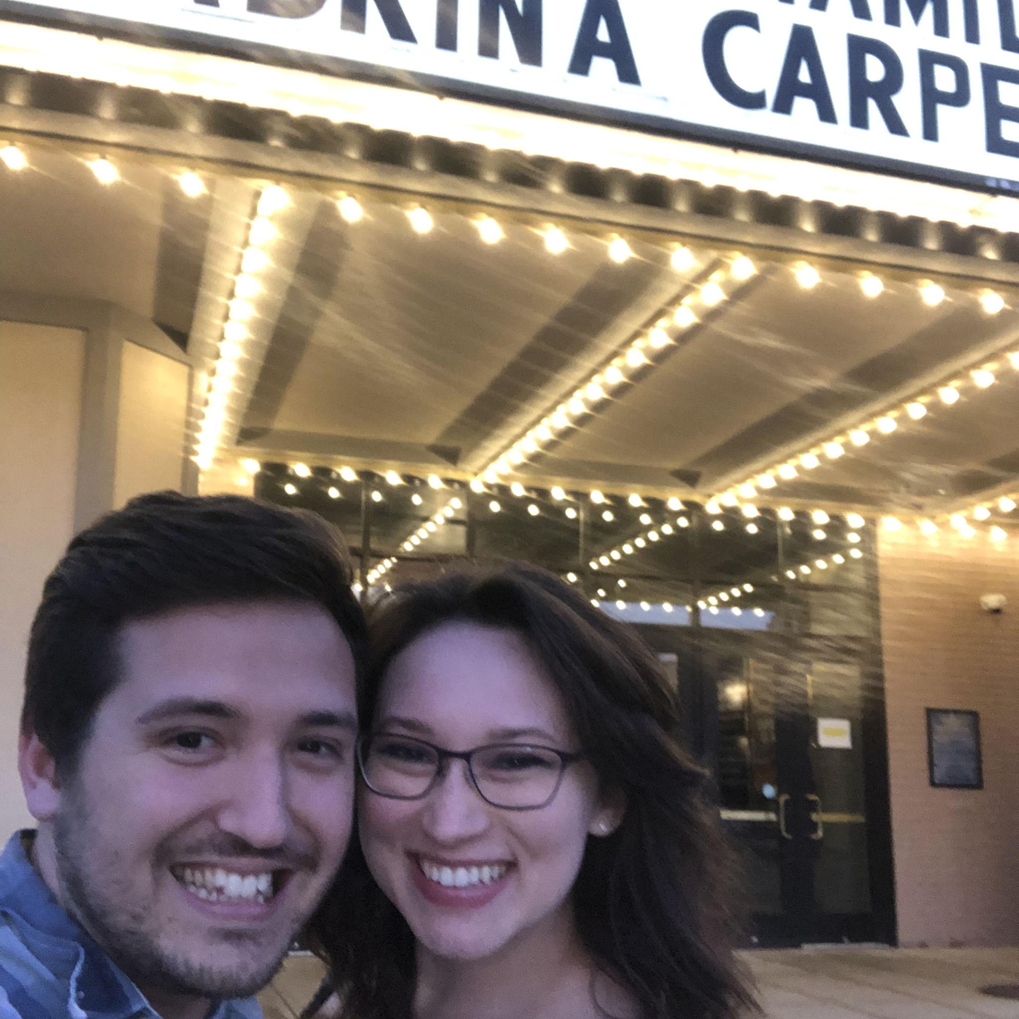 Our first date! One of our best friends, Shivali, texted us out of nowhere to ask if we wanted tickets to see Sabrina Carpenter.