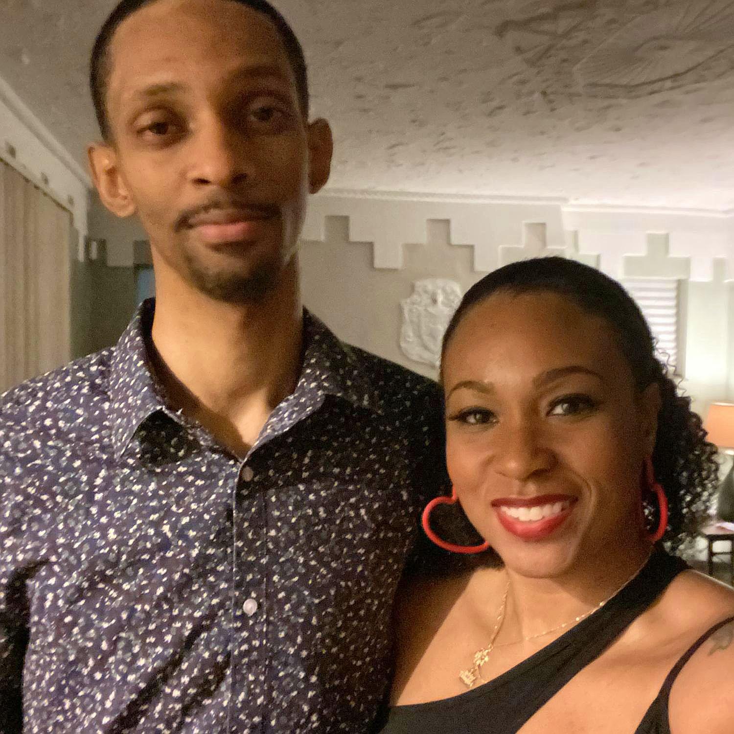 Ralph and Candy headed out to Valentine's Day dinner.