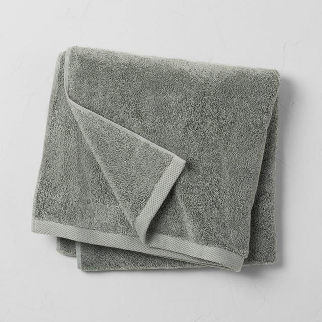 Organic Bath Towel Sage Green - Casaluna™