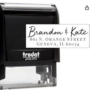 Self Inking Address Stamps (Font Brandon, Xtra Large)