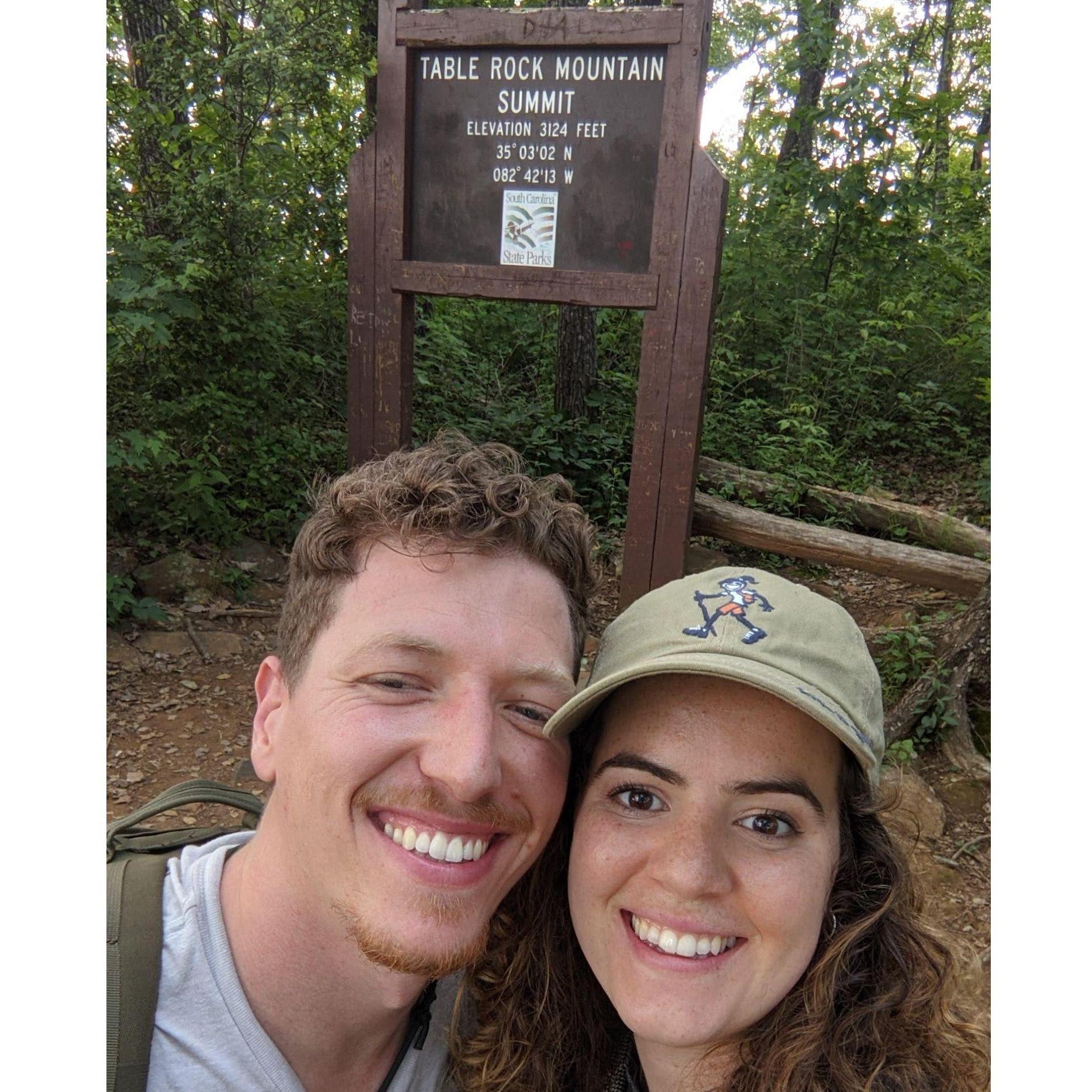 Maddy foolishly tried to break in new shoes and got a blister right away. Instead of calling it quits Chandler took his shoes off like a man and they hiked up barefoot together.