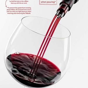 TRIbella Classic Drip-Free Wine Aerator, Red and White Wine Naturally Breathes, Unleashing True Flavors and Aroma - Premium Wine Gift Set With Case