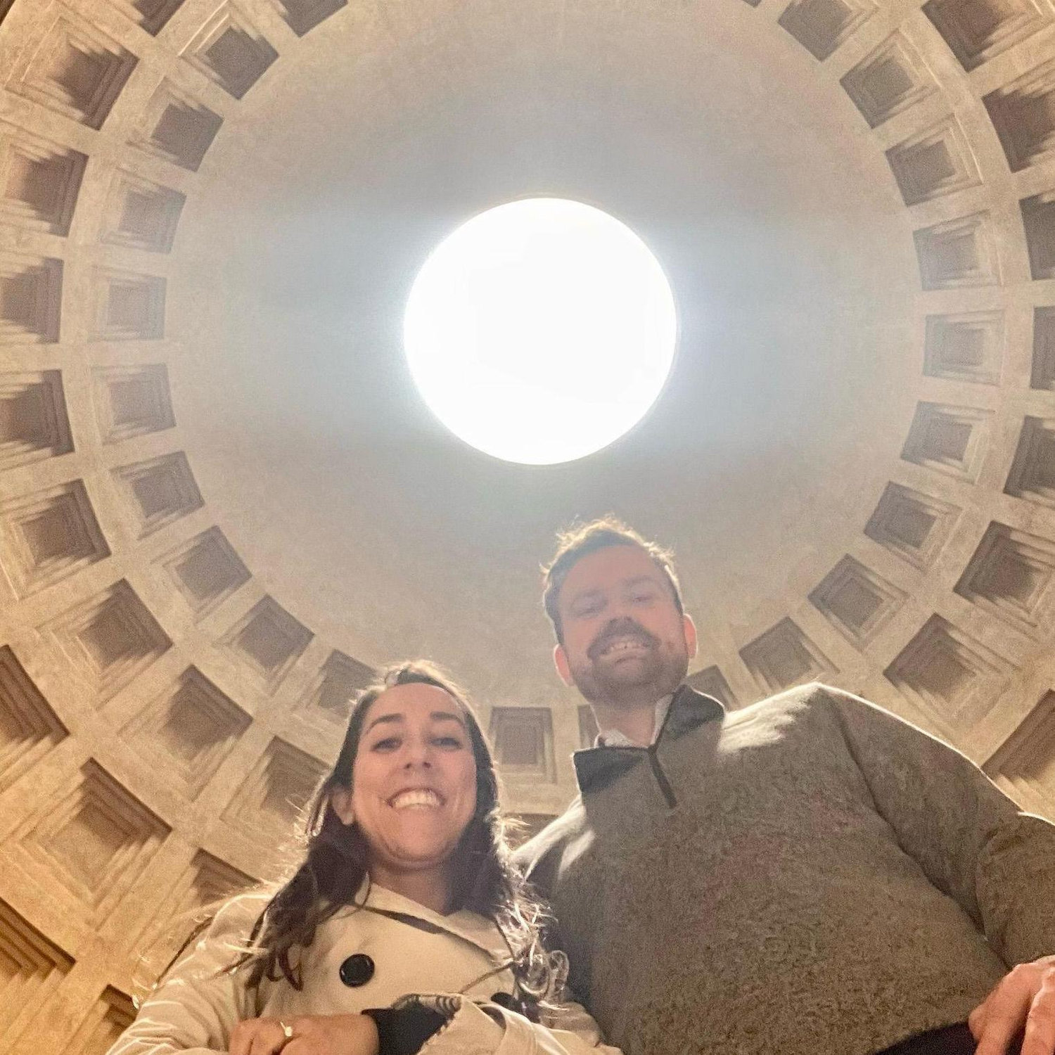 Selfie at the Pantheon.