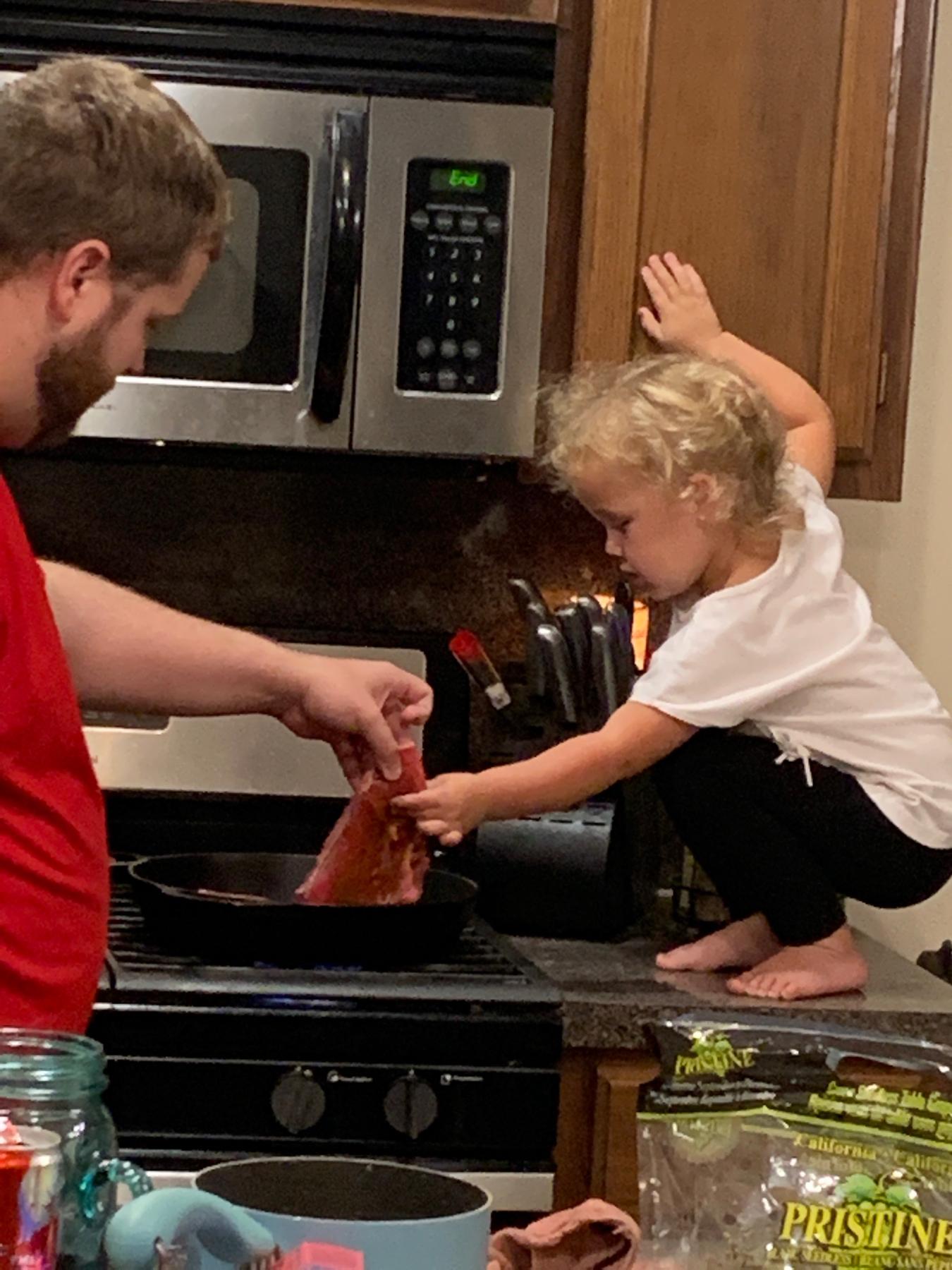 He taught her a lot of firsts