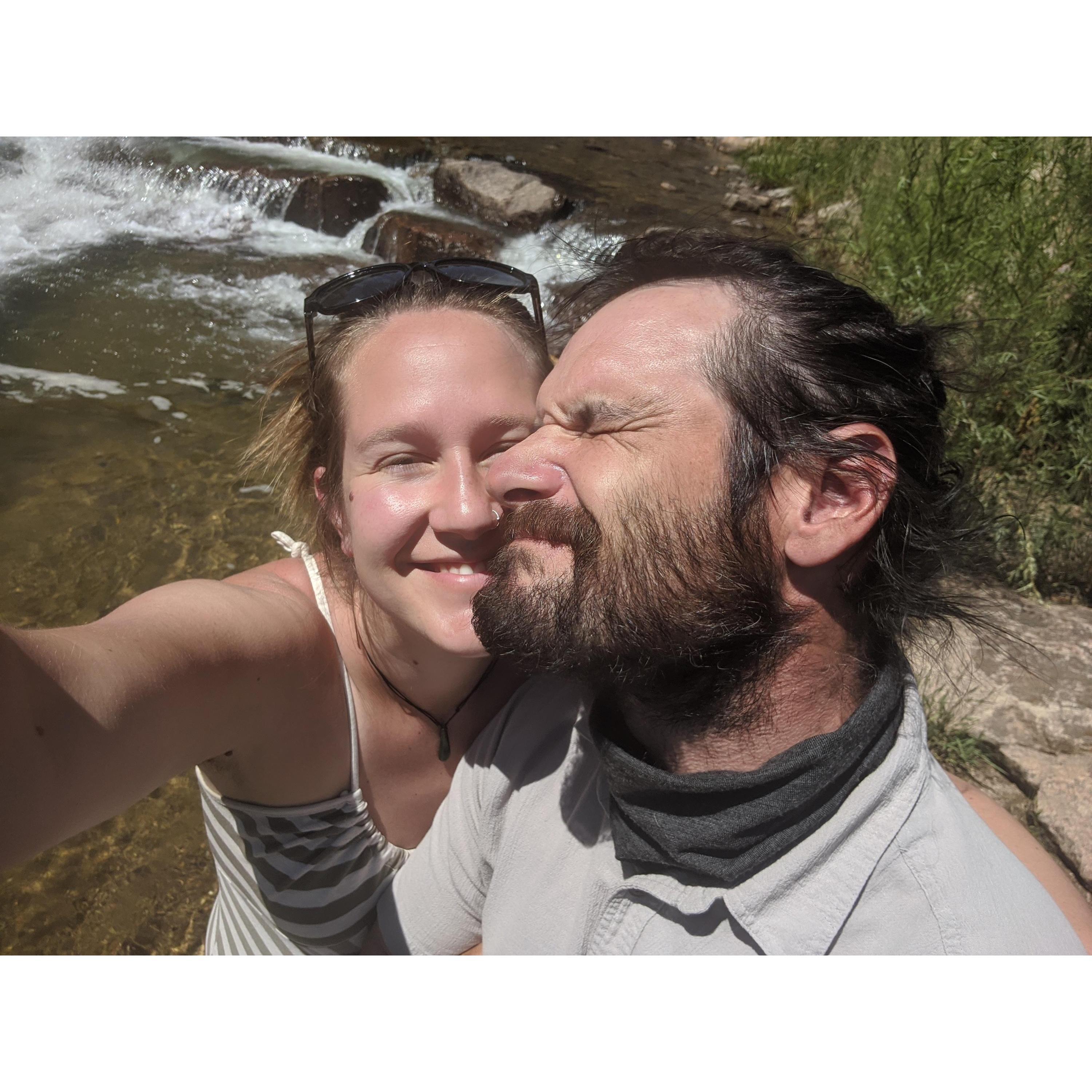 A lovely day in Jamestown after Randy gave Hannah her ring.