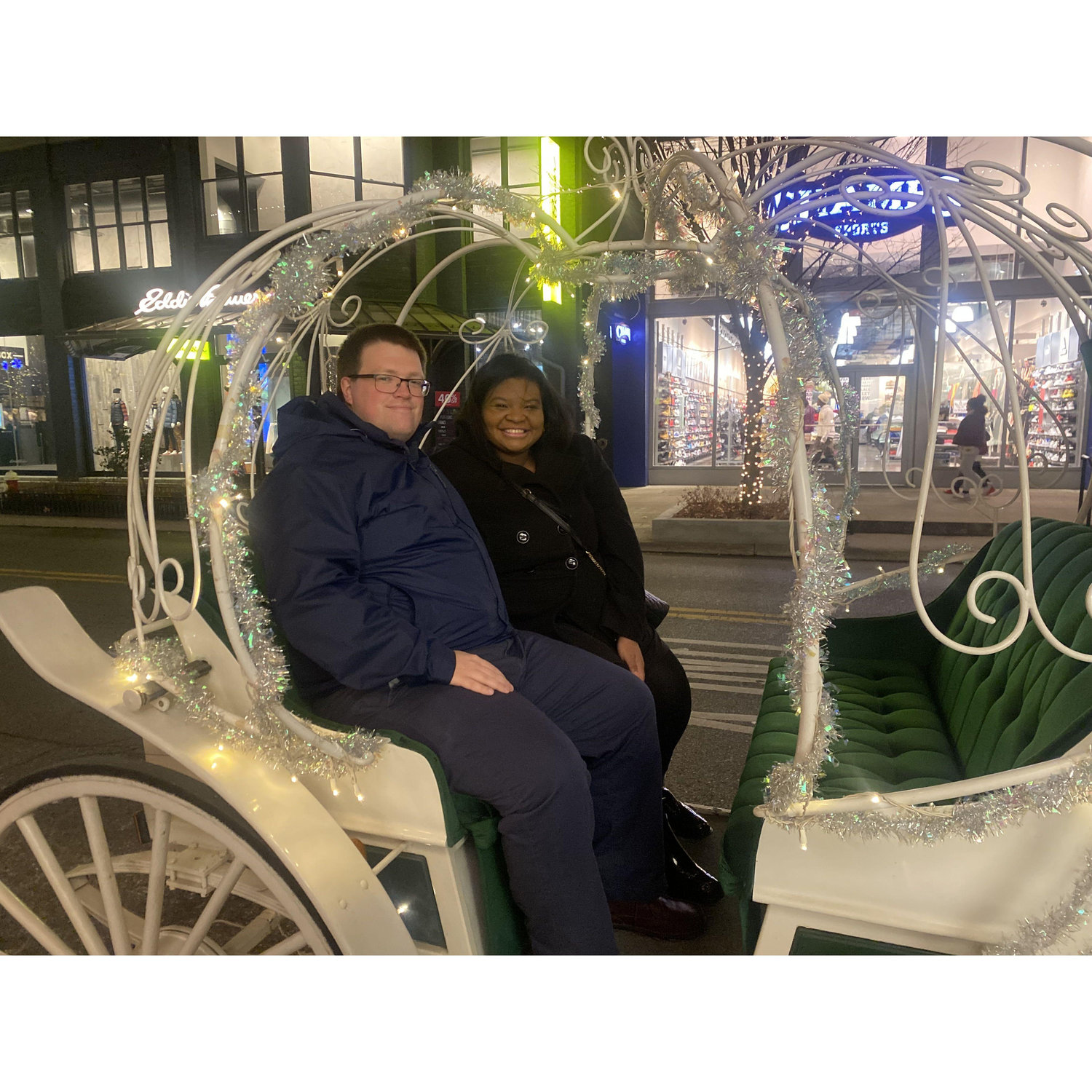 6 month anniversary carriage ride
