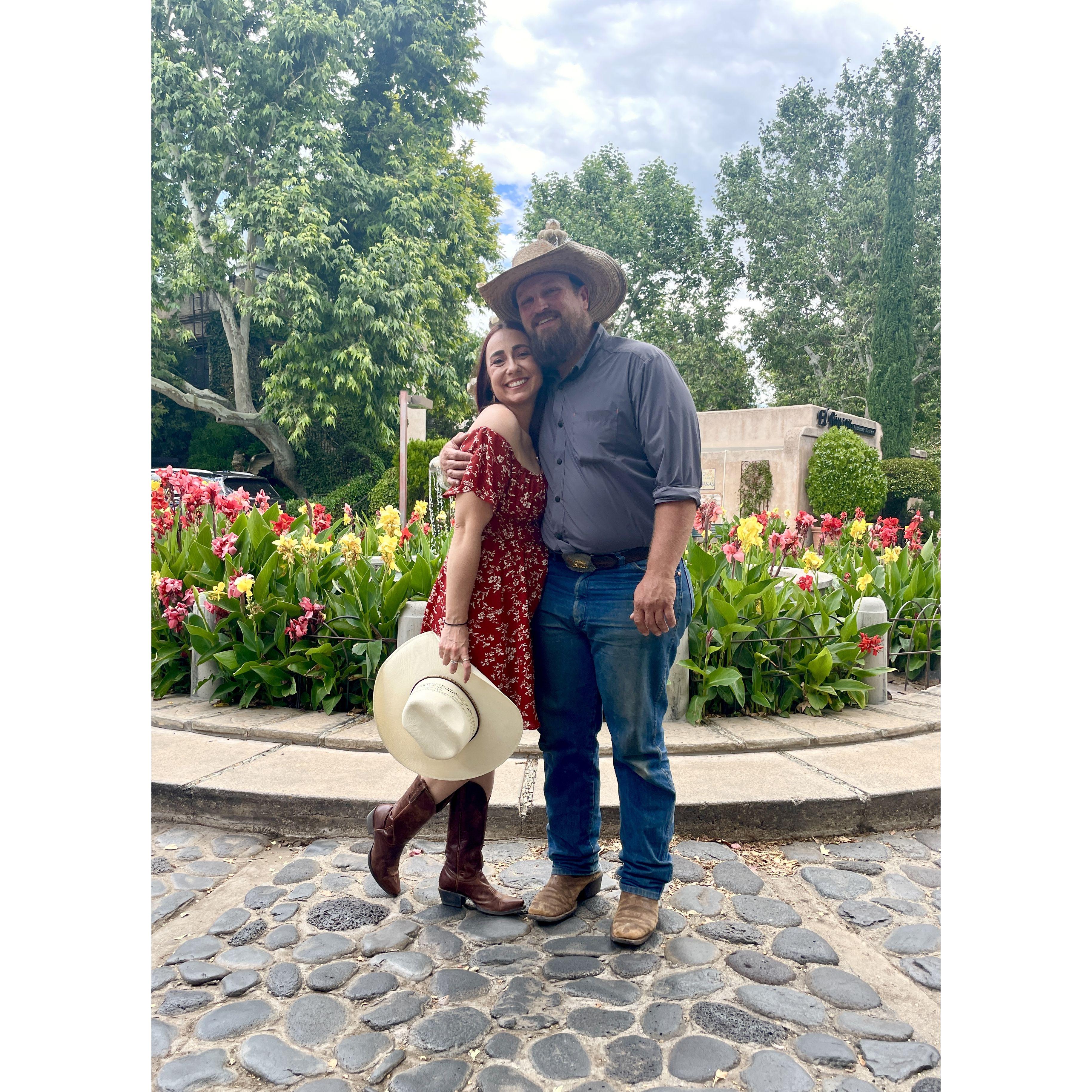 Our first anniversary.