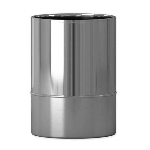 Parkston Stainless Steel Two-Tone Waste Basket