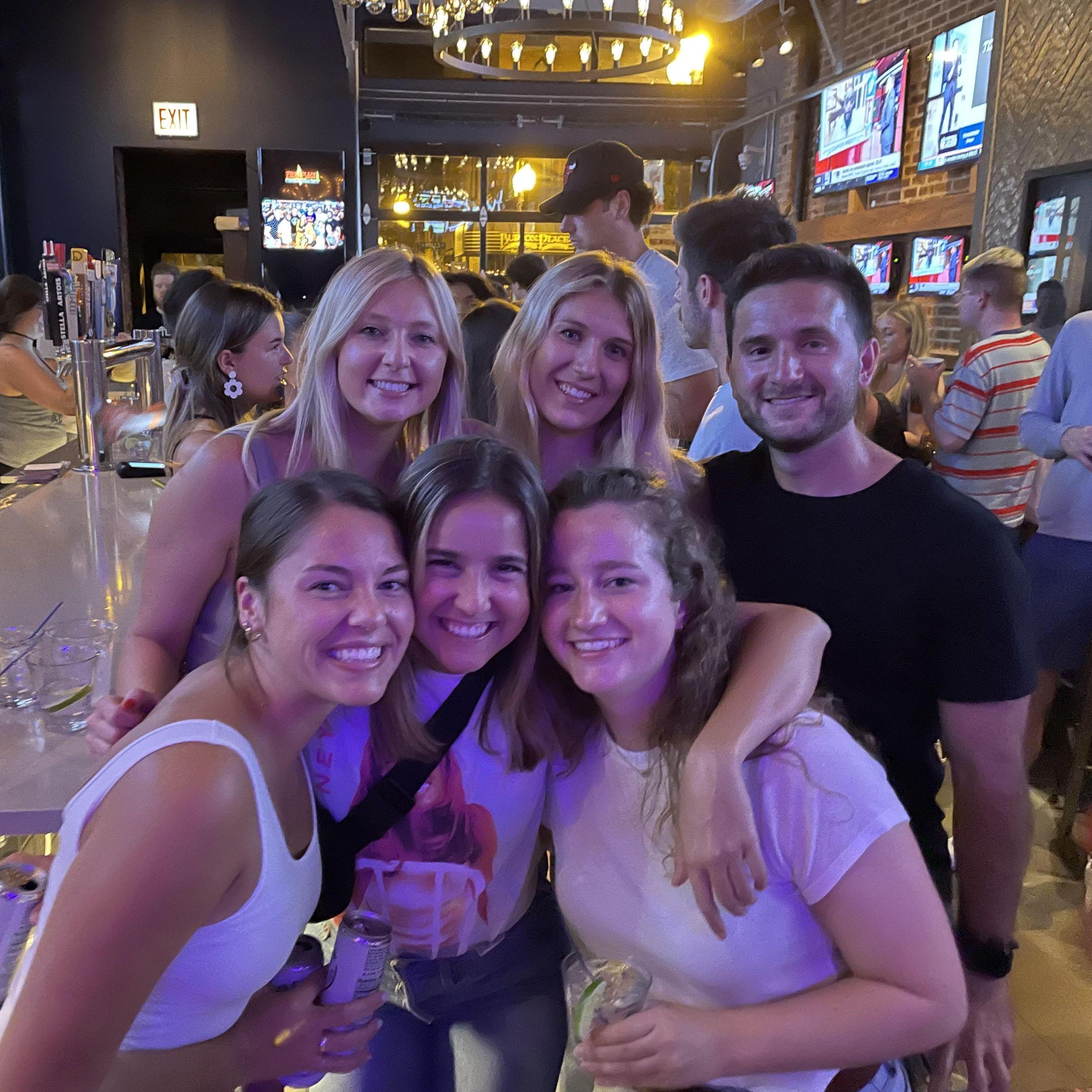 Still celebrating graduation back in Chicago with Anna's Miami University friends!