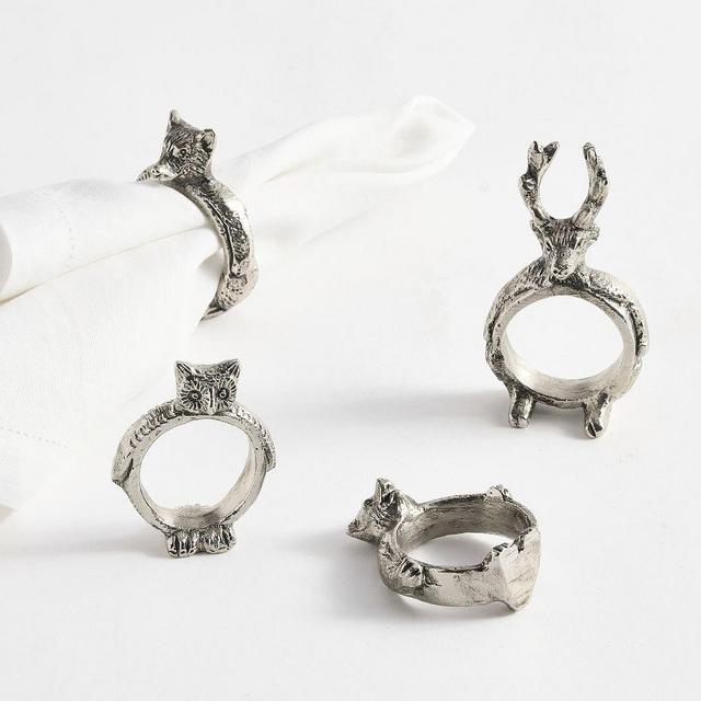 Fantastical Forest Napkin Rings - Mixed Set of 4