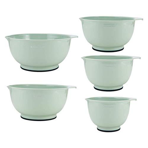 KitchenAid KE178OSPIA Classic Mixing Bowls, Set of 5, Pistachio