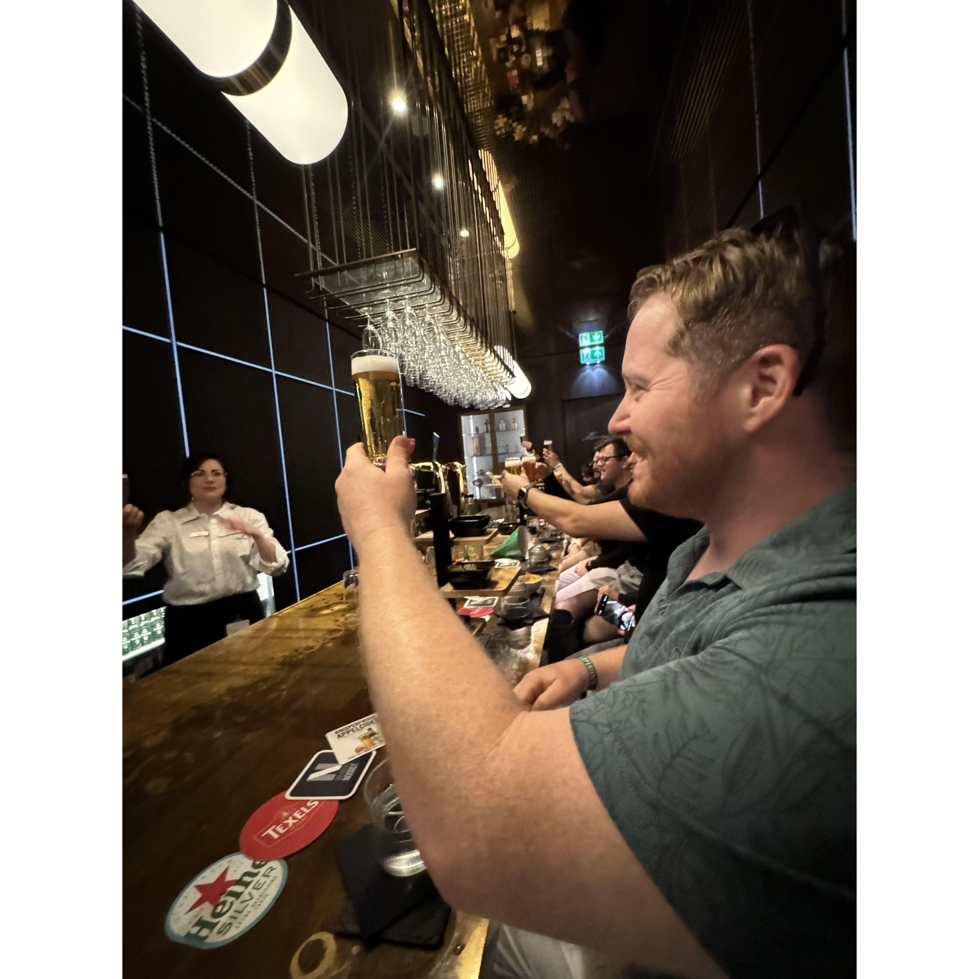 Vip experience at the Heineken museum - 10/10 recommend