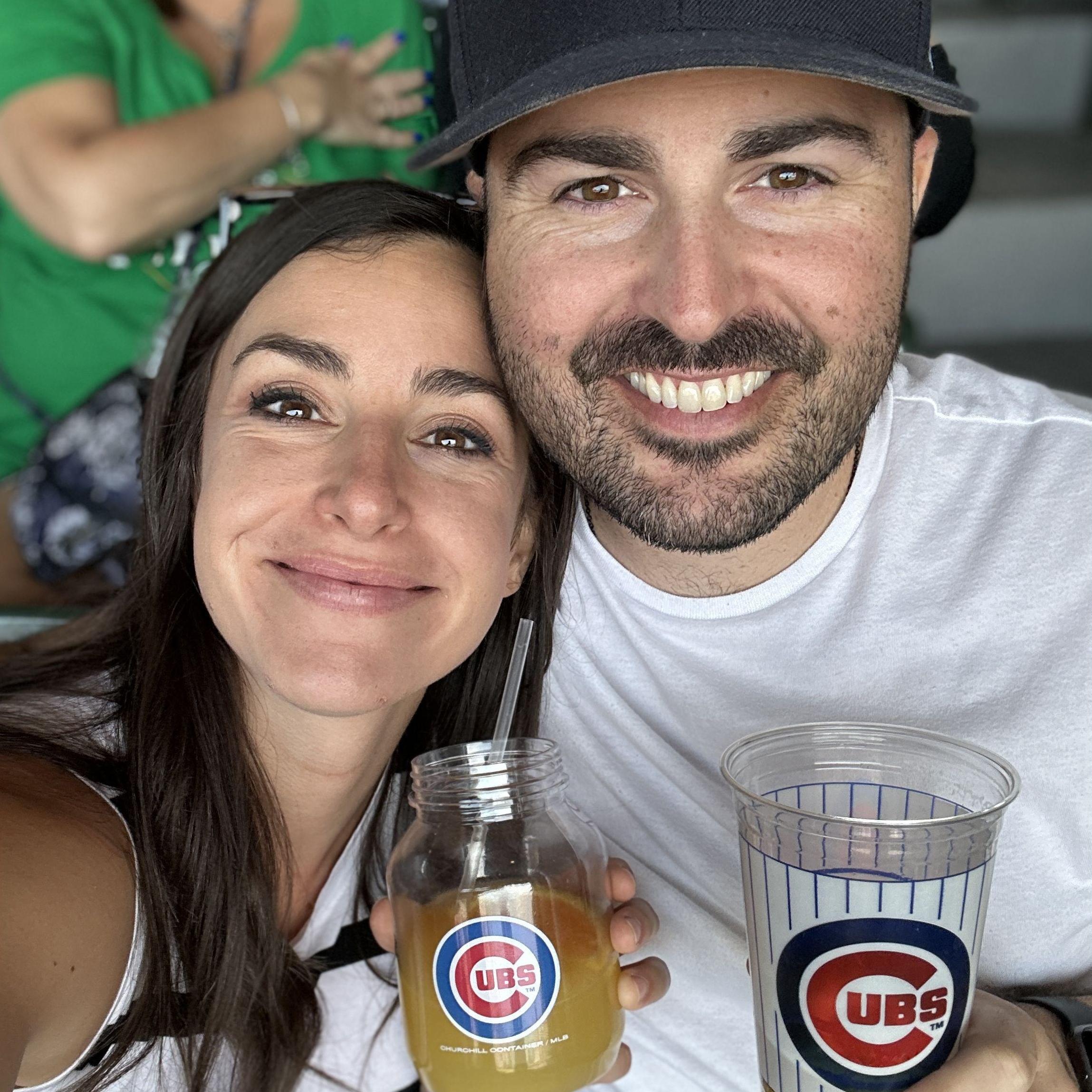 Eric's first trip to Wrigley Stadium!