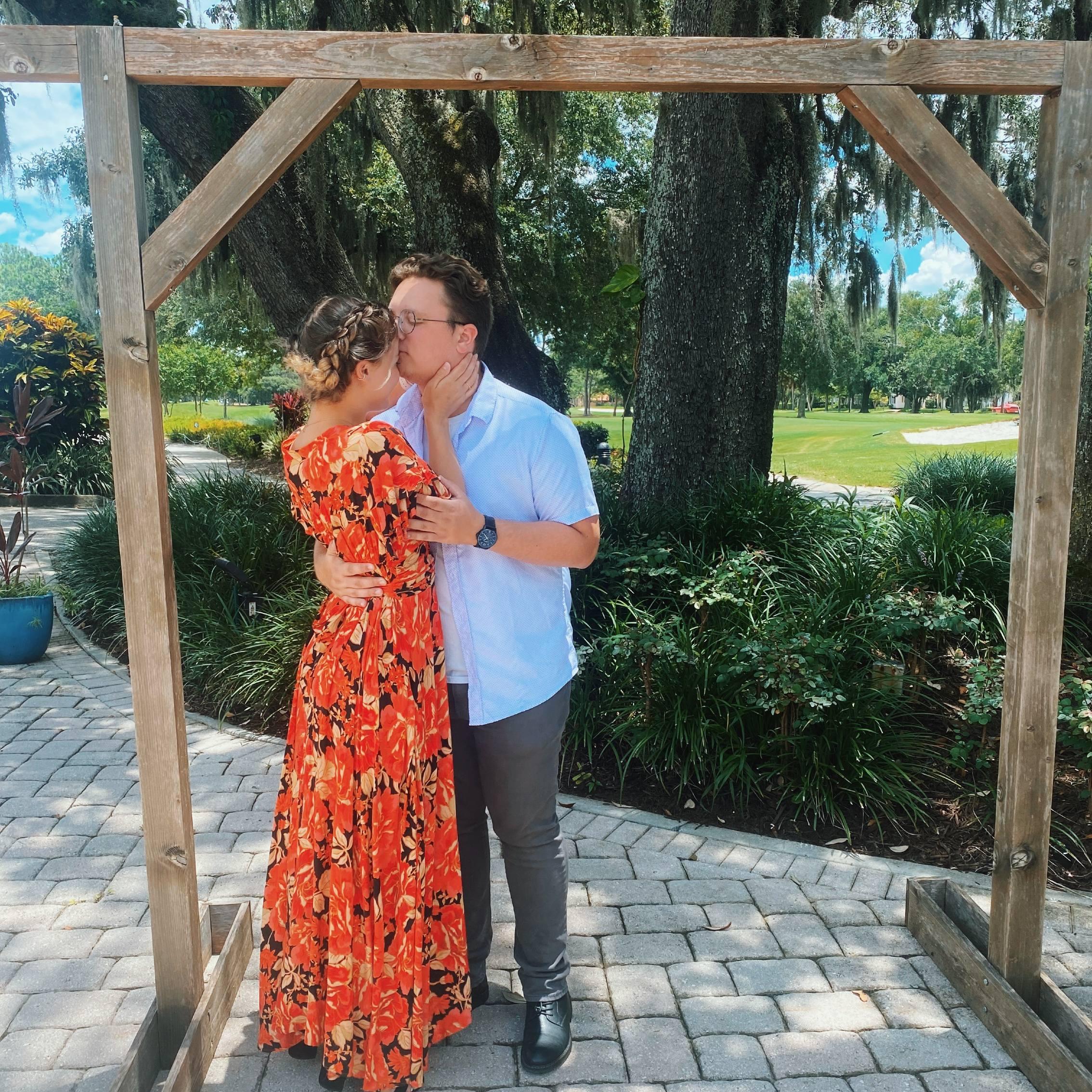 Our first wedding