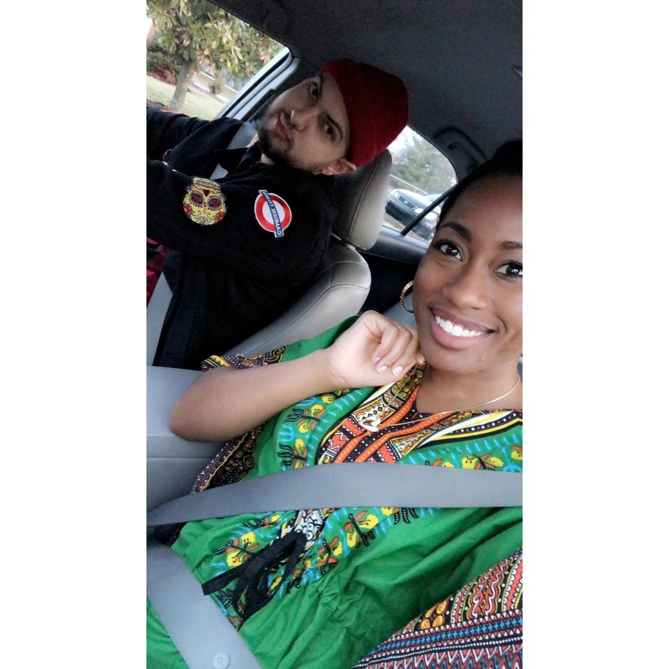 When we saw Black Panther. We just love this picture. :)