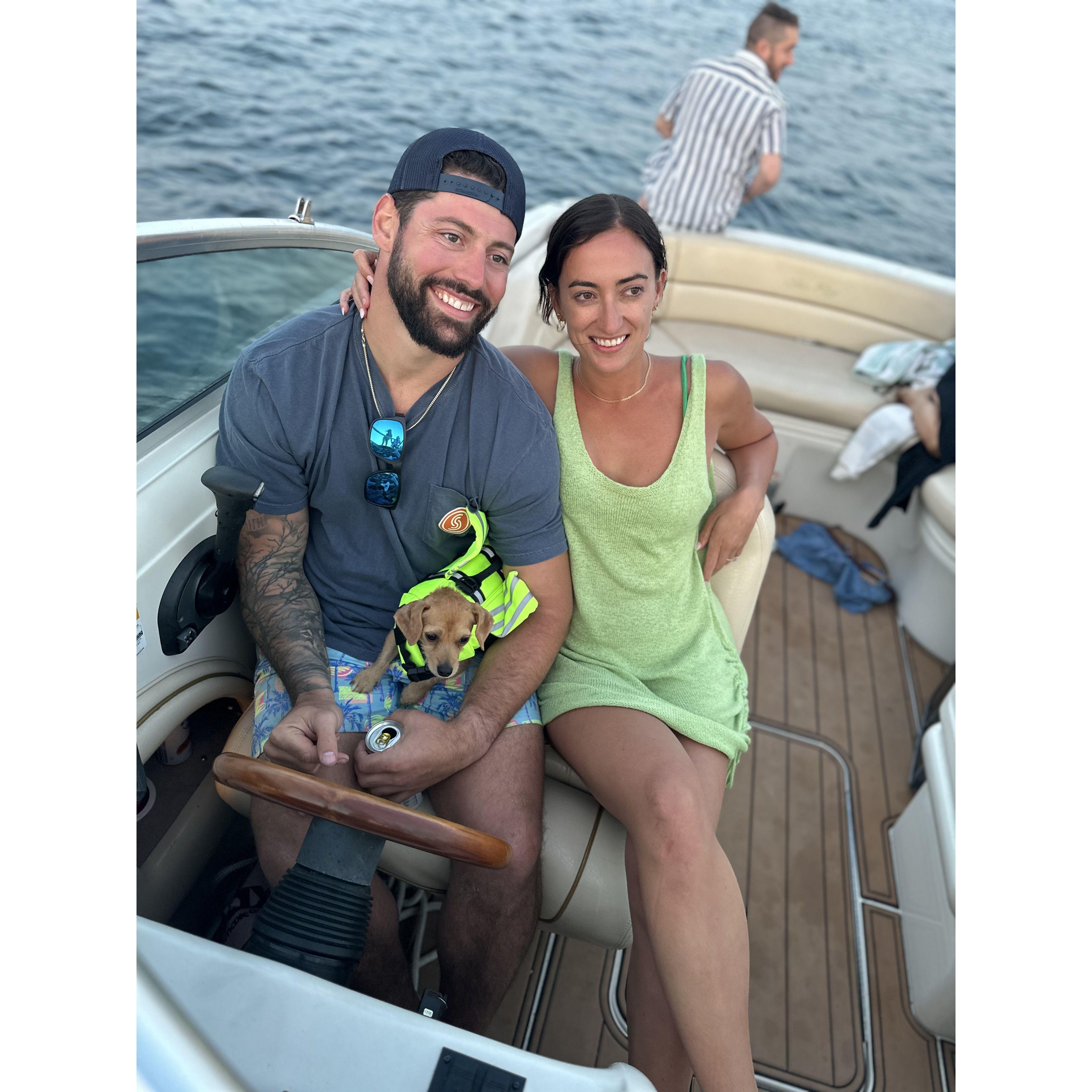 Boat ride with friends!