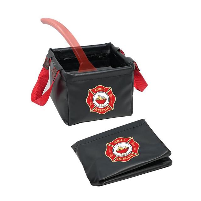 Grill Rescue Collapsible Bucket – Durable, Foldable Water Bucket for Grill Cleaning, Camping, and Outdoor Use (Dunk Tank)