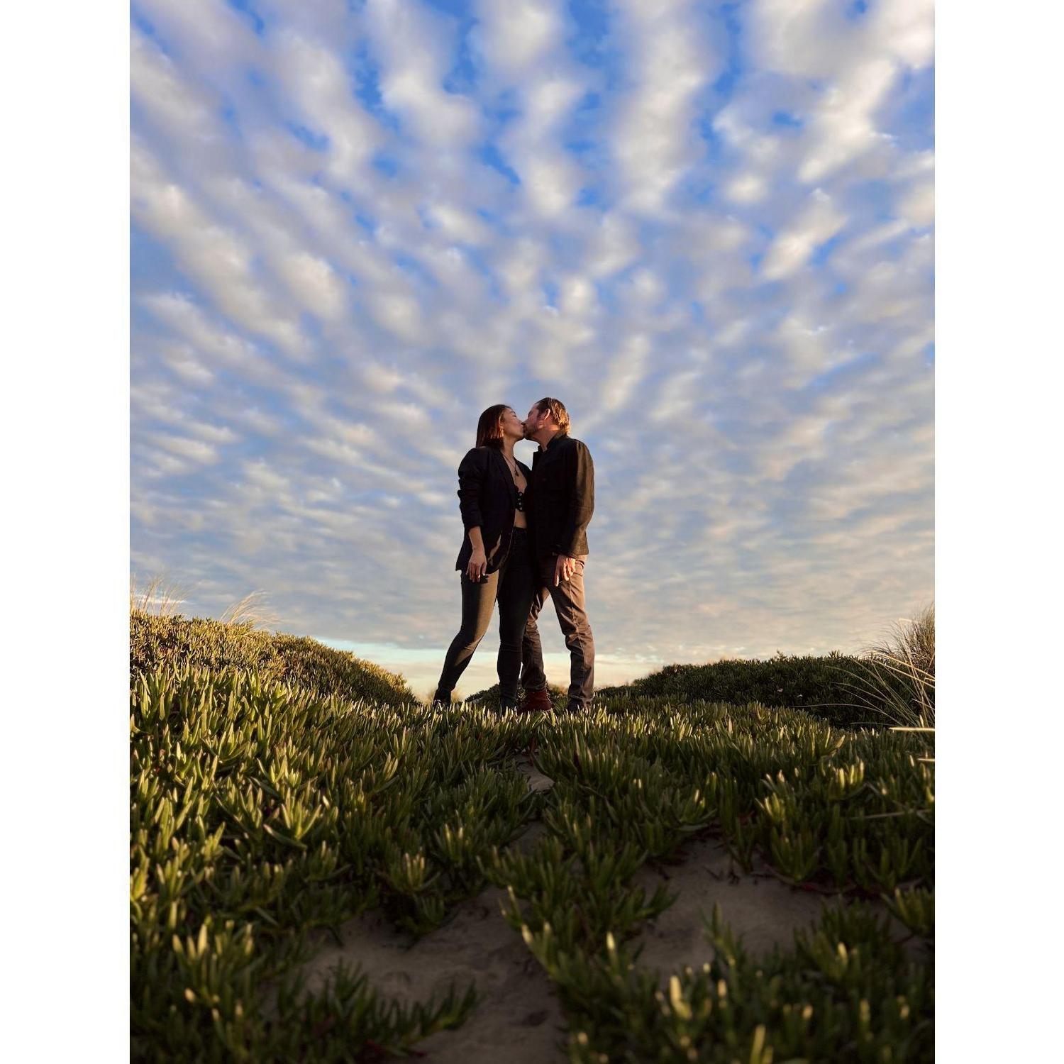 We are so blessed to live right on Ocean Beach. Enjoying our sunset