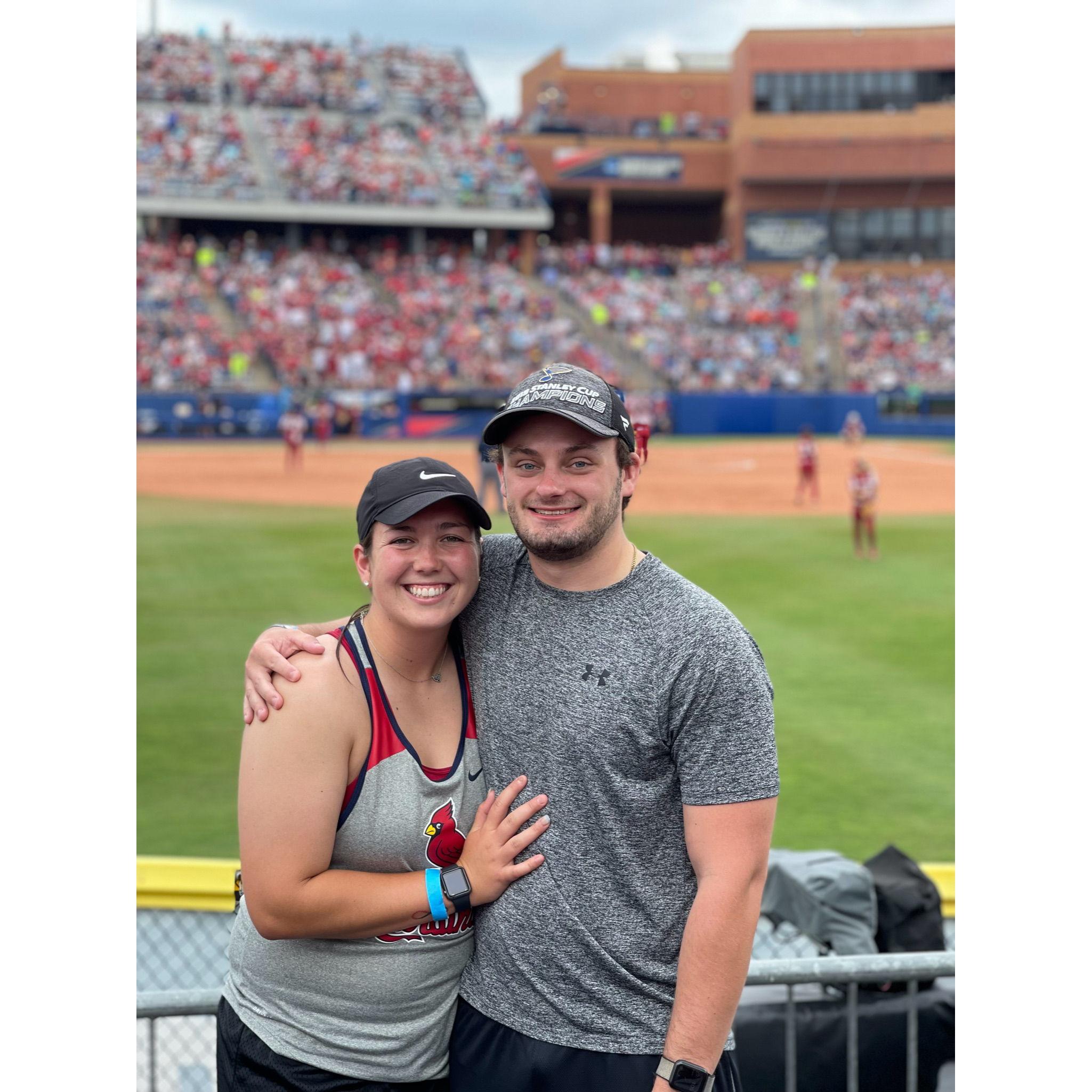 Trip to OKC to watch the Women's College World Series