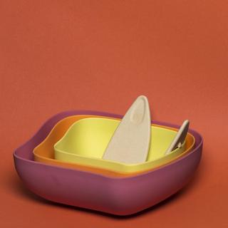 5-Piece Bamboo Serving Bowl Set