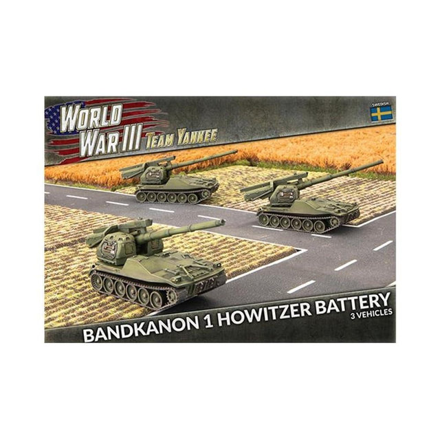 Team Yankee World War III Swedish Bandkanon 1 Howitzer Battery