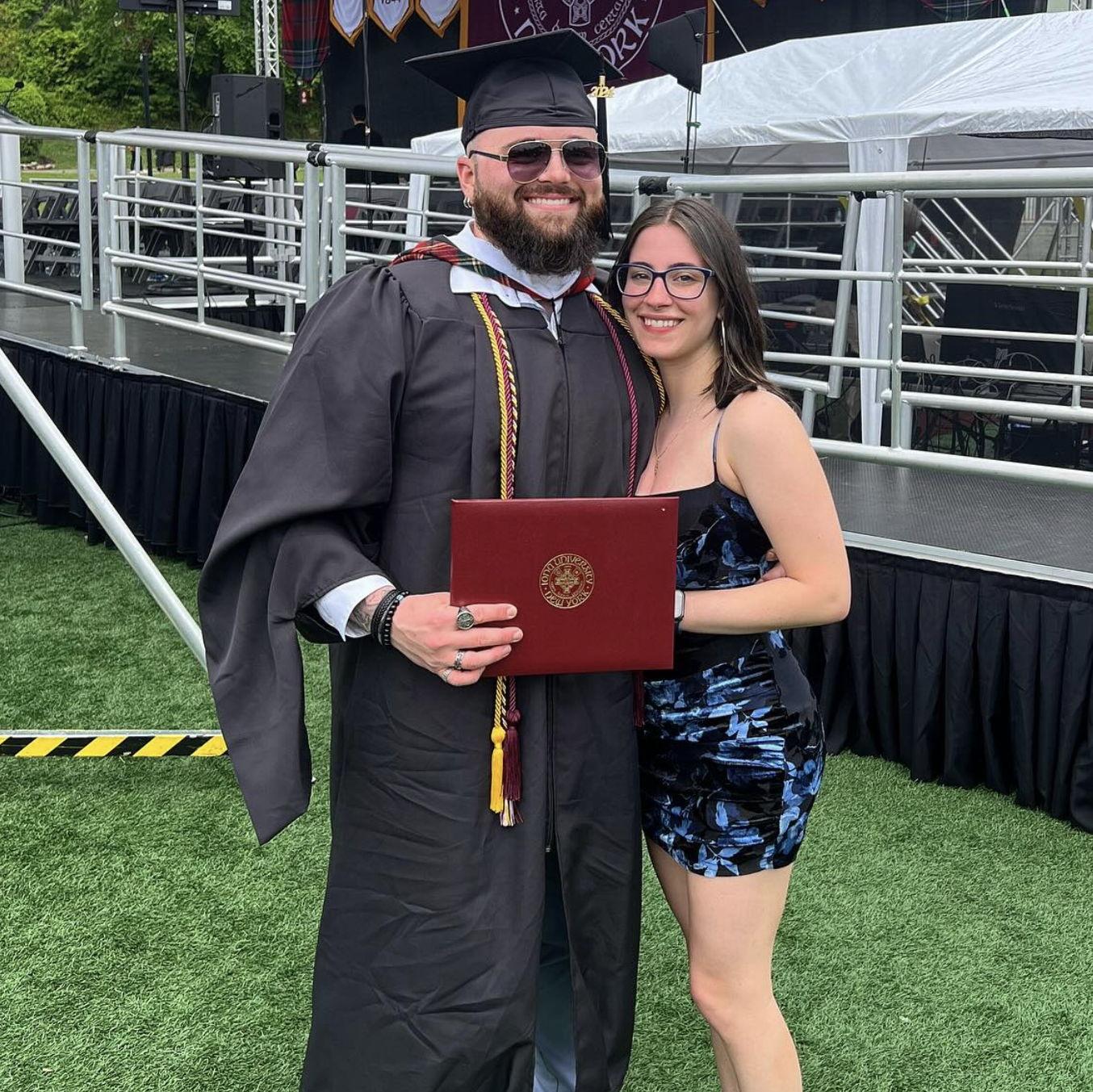 Celebrating Paul's graduation