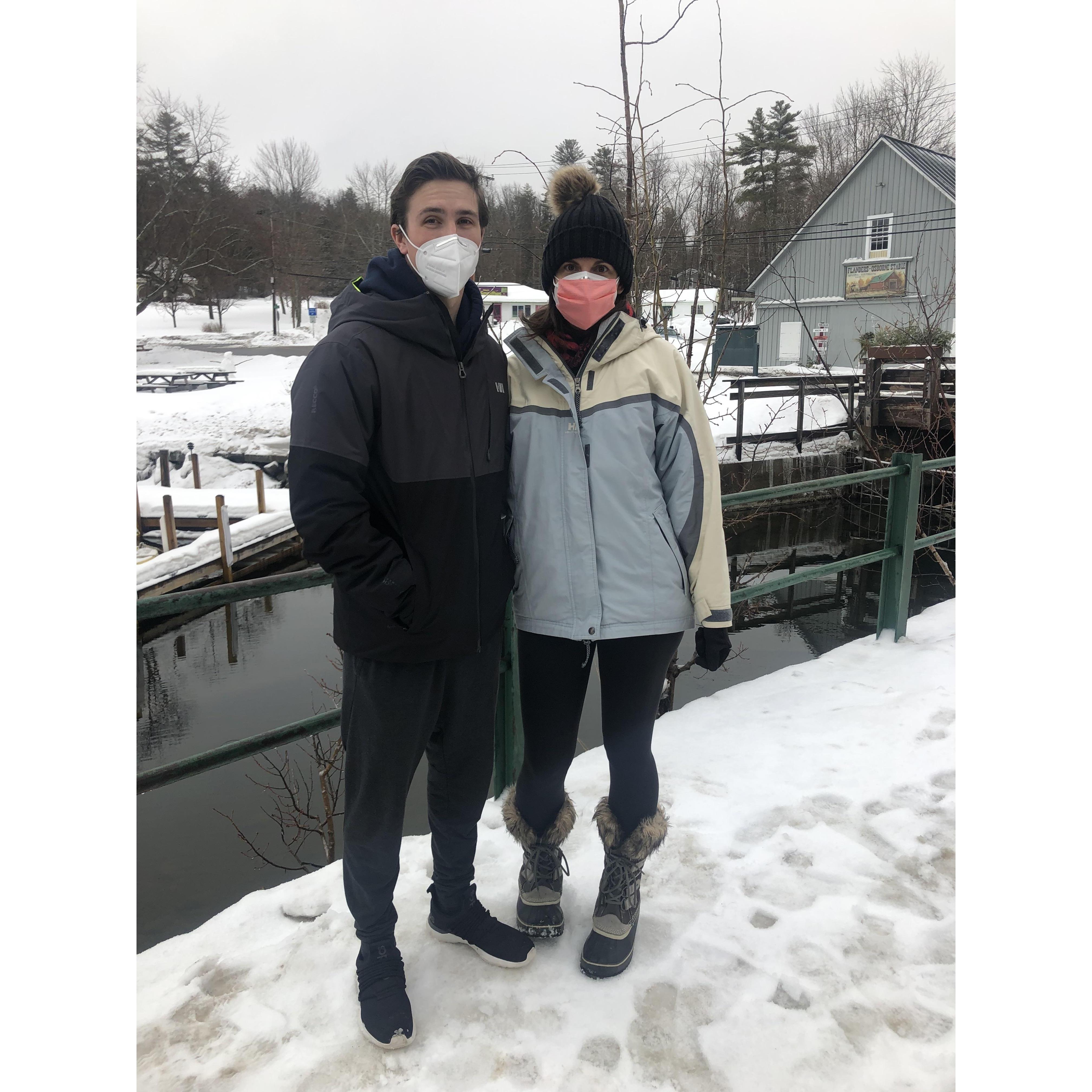 Ski weekend in Sunapee, NH.