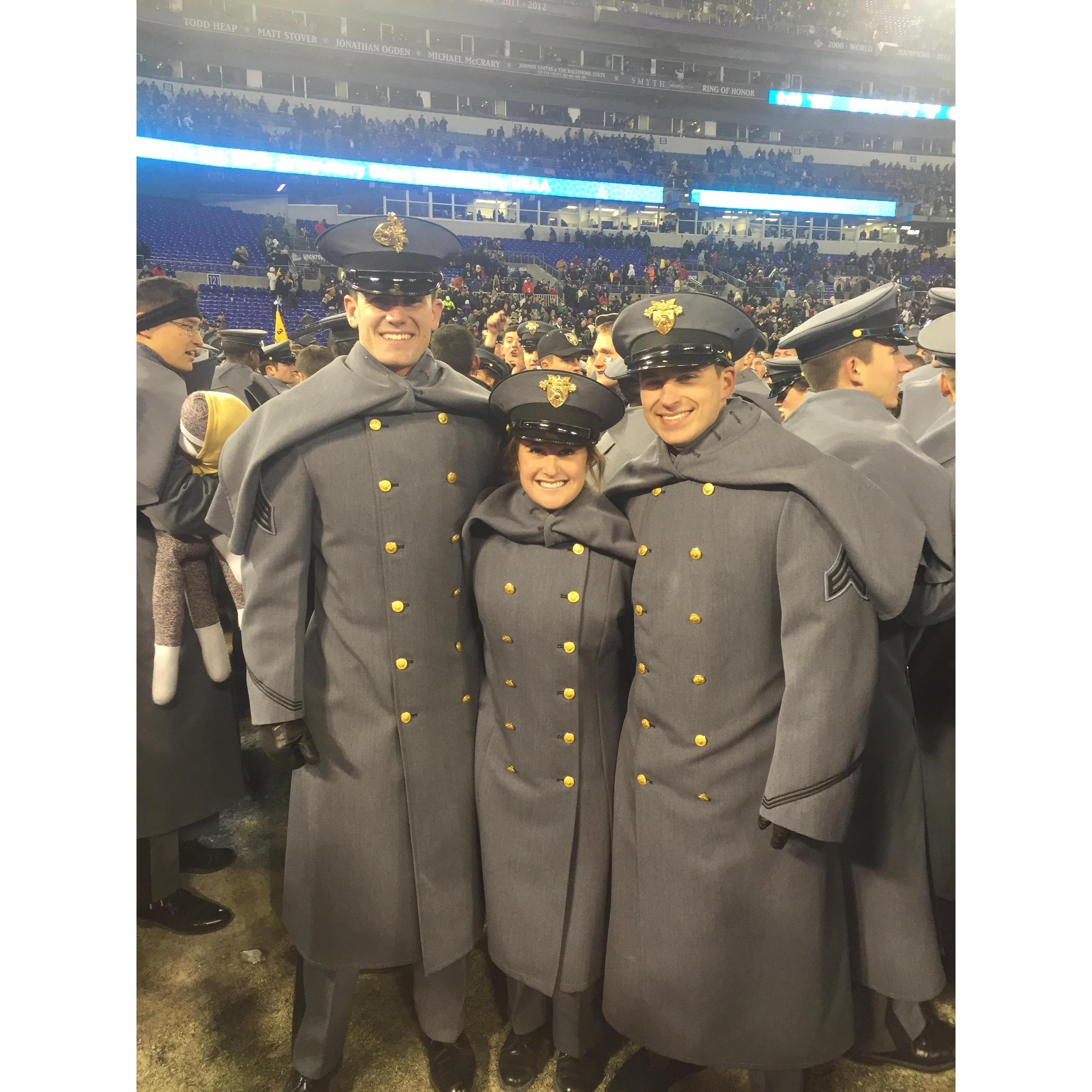 Army Navy Football Game, December 2016. The year we beat Navy!