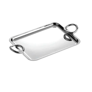 Christofle- Silver plated Snack/Trincket Bangle Bowl, Small Vertigo