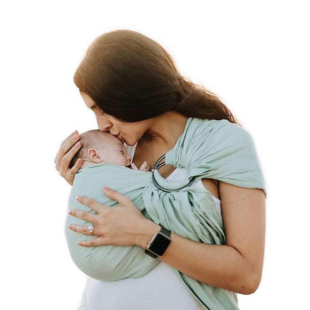 Nalakai Ring Sling Baby Carrier - Luxury Bamboo and Linen Baby Sling - Baby Wrap