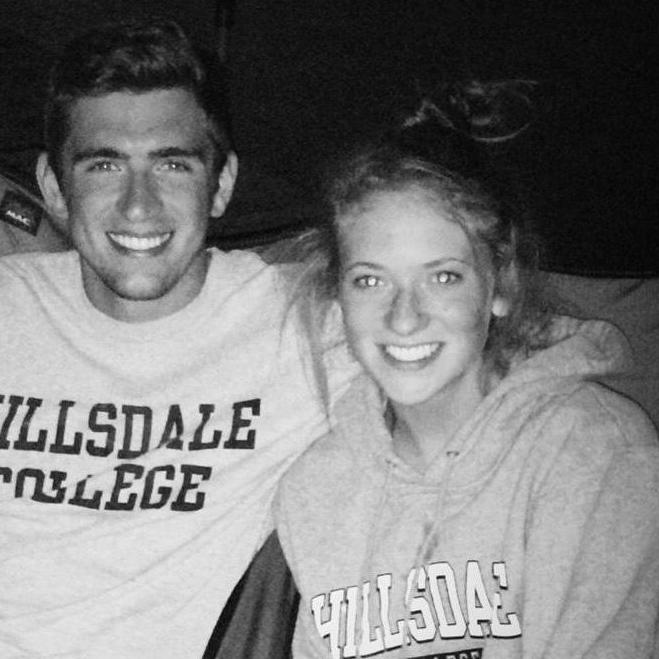 7/3/15 - the night we first said "I love you" (in our finest hillsdale gear).