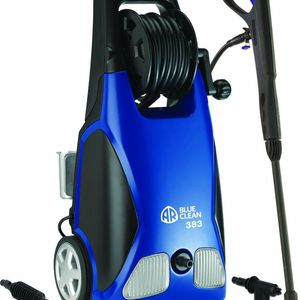 AR North America - AR Blue Clean AR383 1,900 PSI Electric Pressure Washer, Nozzles, Spray Gun, Wand, Detergent Bottle & Hose