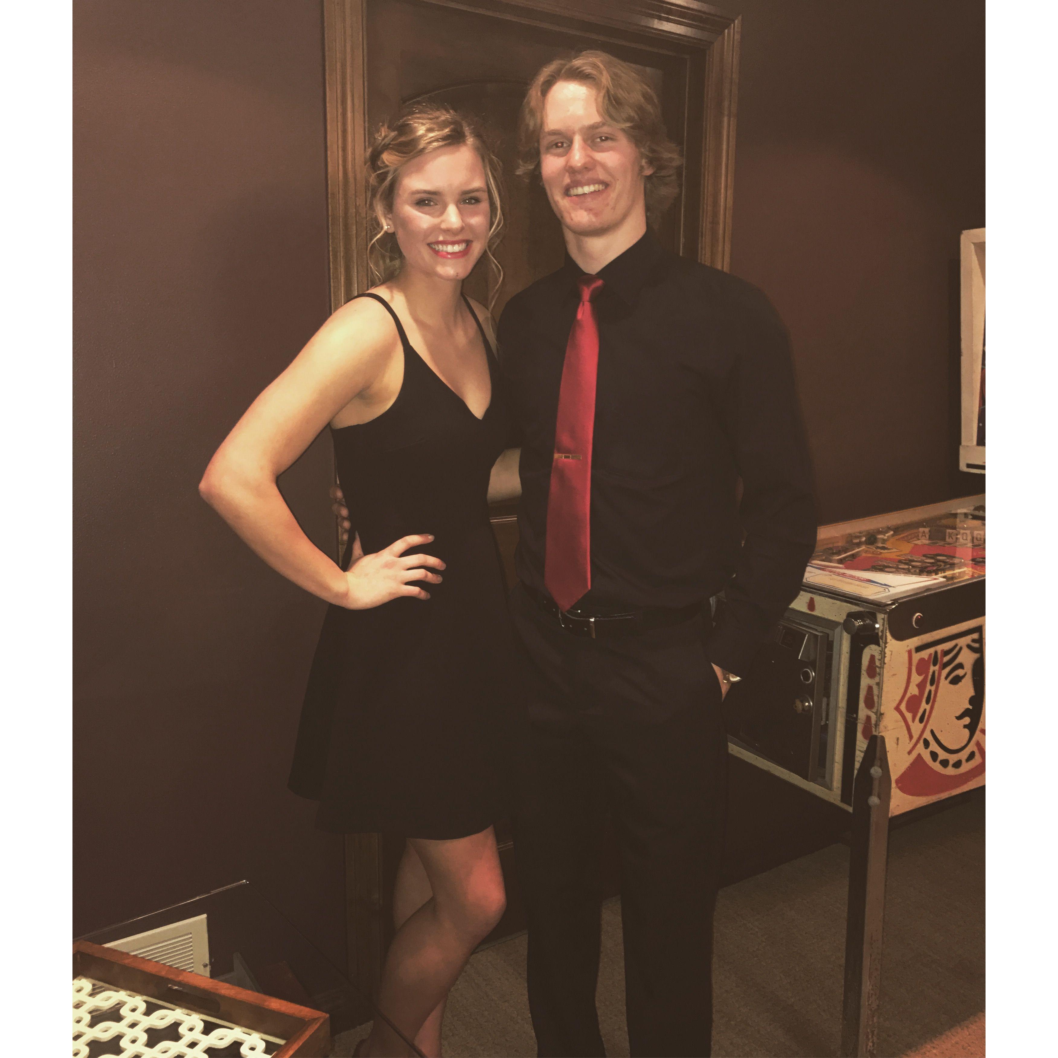 When Micah made me promise to give him at least 4 dances at our first school dance together.