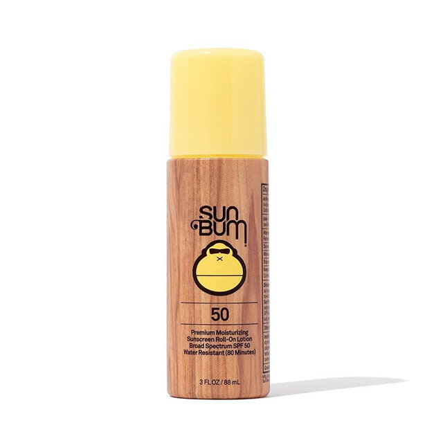 Sun Bum Original SPF 50 Sunscreen Roll-On Lotion | Vegan and Reef Friendly (Octinoxate & Oxybenzone Free) Broad Spectrum Moisturizing UVA/UVB Easy Roller Ball Sunscreen Lotion with Vitamin E | 3 oz