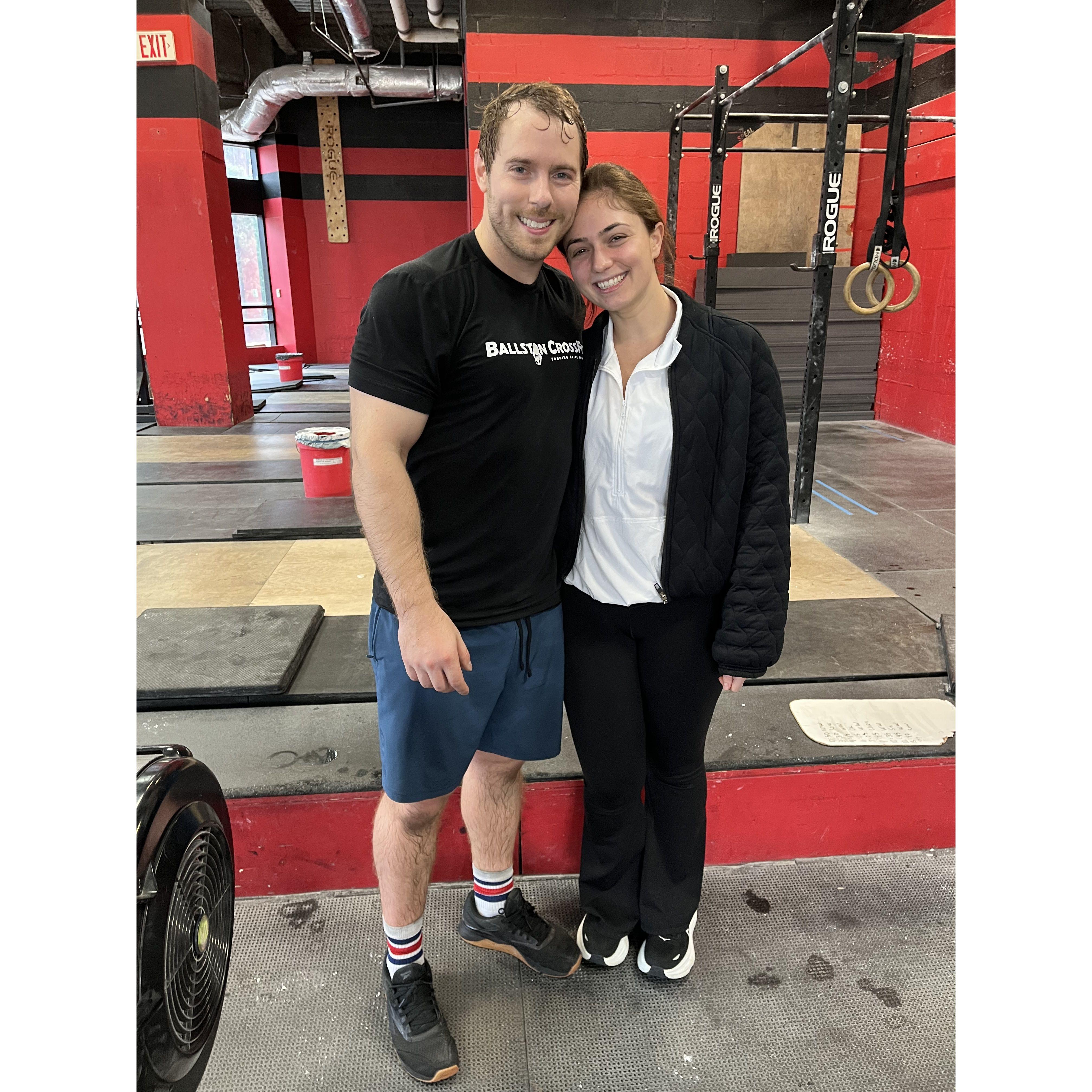 March 2025 - Logan kickin' butt at the CrossFit Open