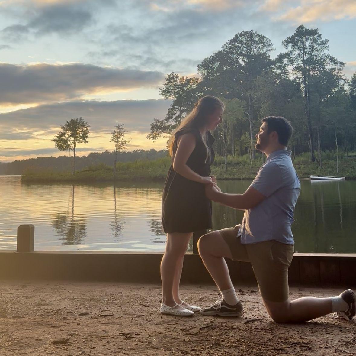 Calvin: Clara Lyons Watkins... will you marry me? Clara: Are you serious? (eventually said yes after the shock wore down)