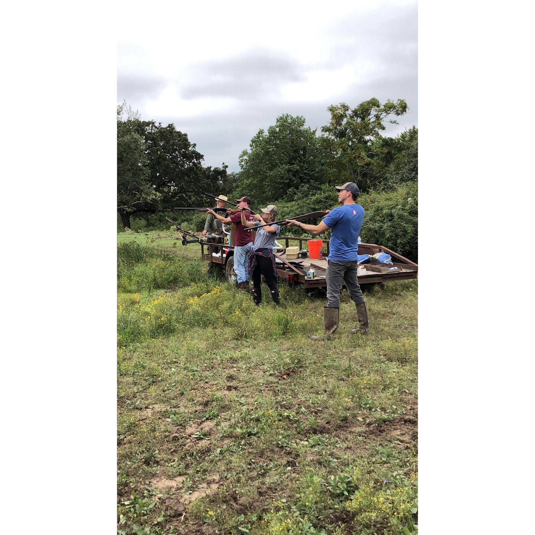 Shooting at the Fowler pasture