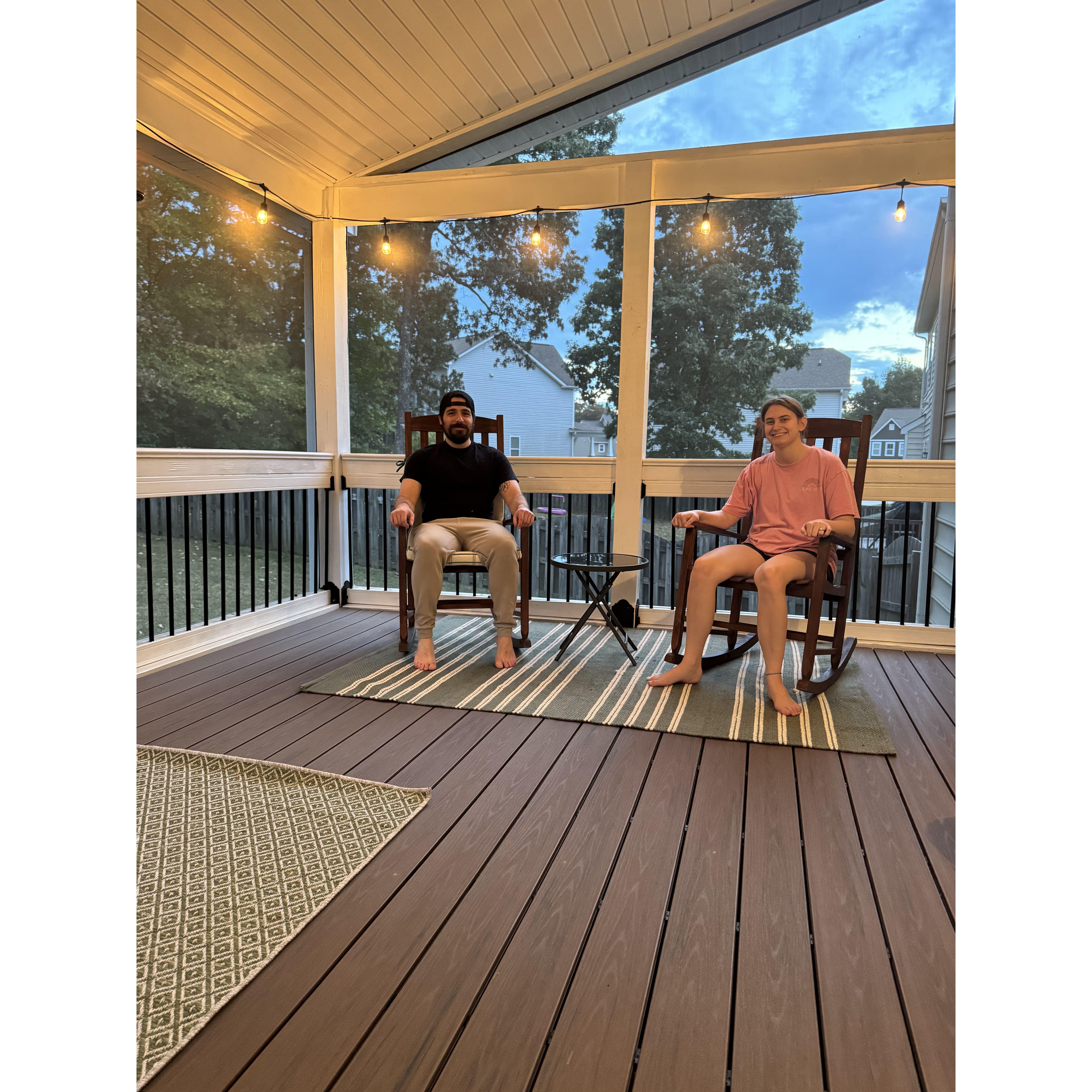 First day in the house