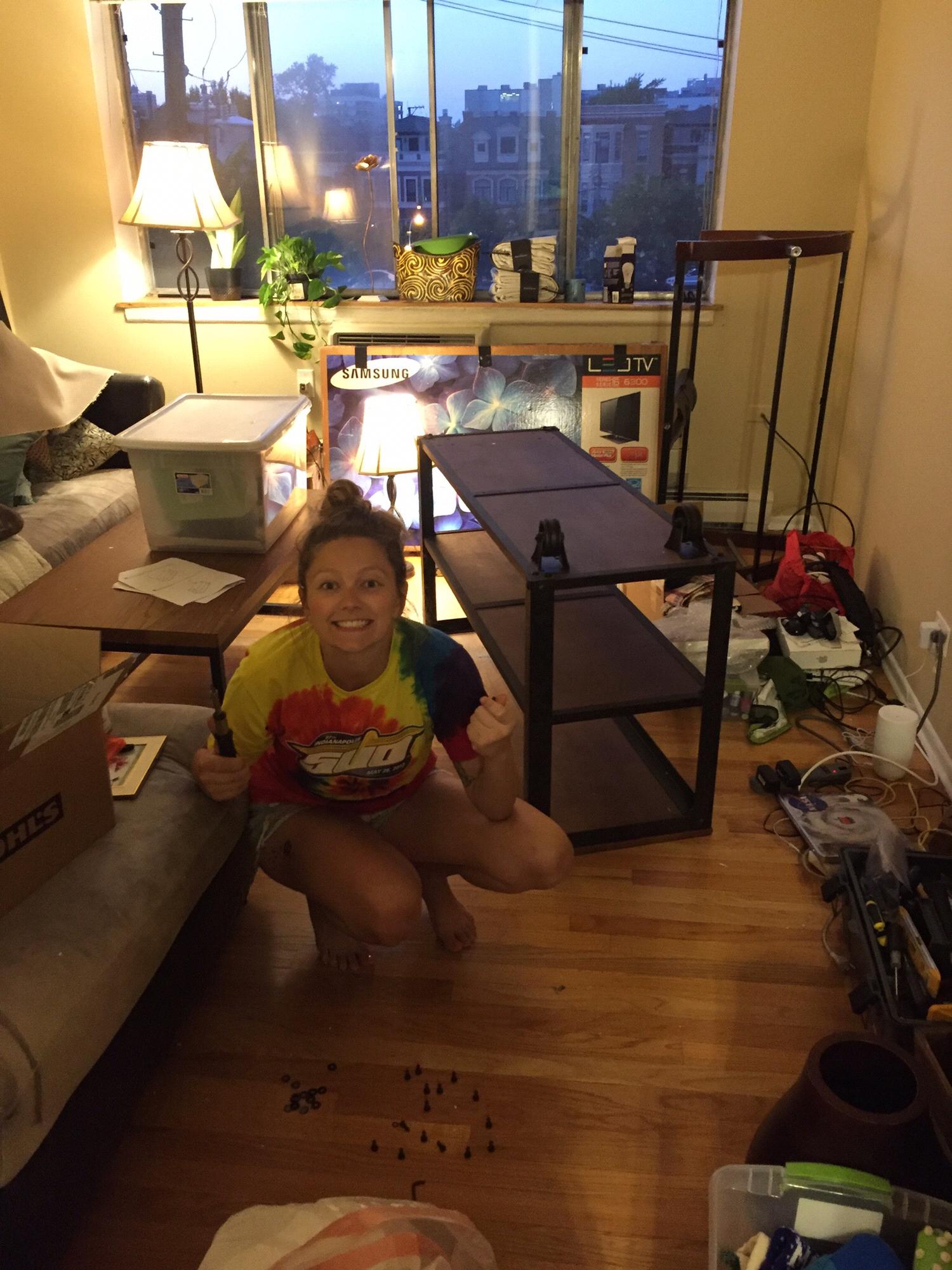 Chicago 2017 - moving in together and using power tools for the first (+ last) time.
