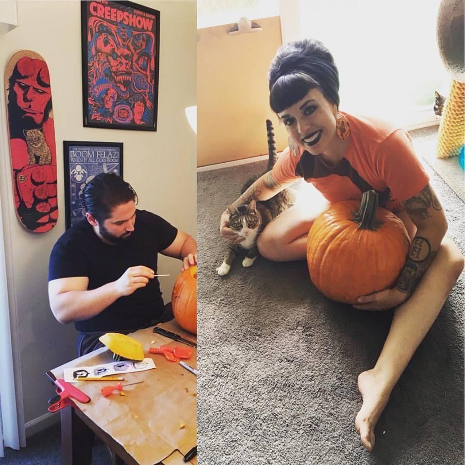 Our second Halloween together in Long Beach. It was 80 degrees that day, but we made the best of it!