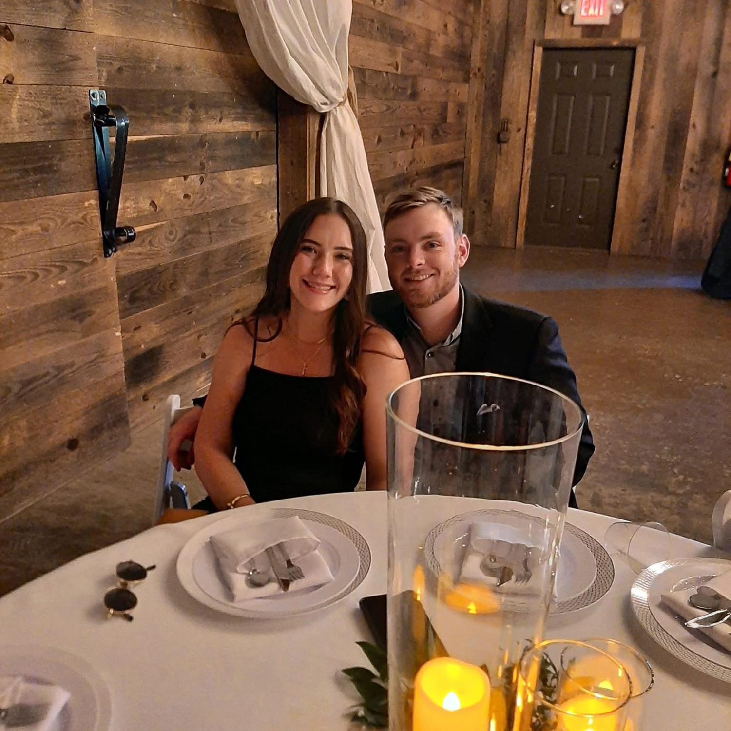 our first "dressed up" photo together! 2021